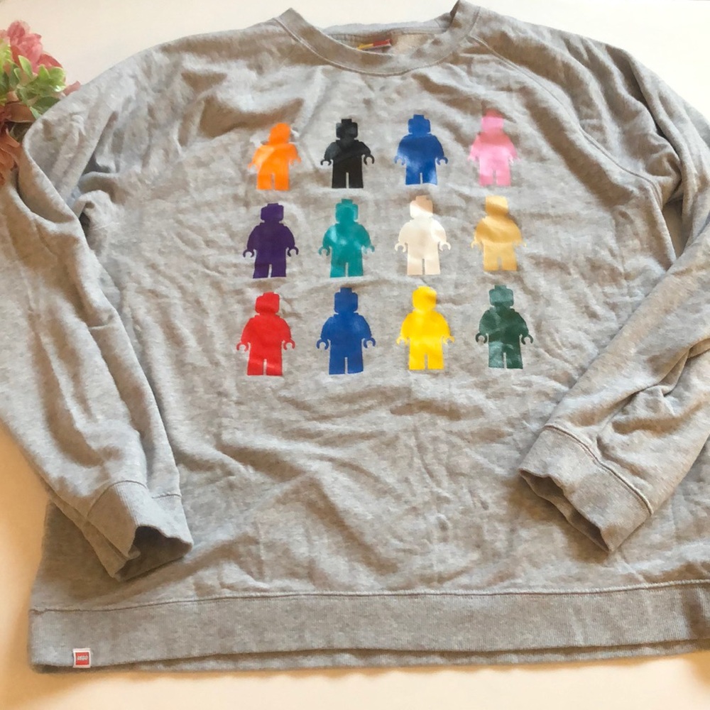 LEGO Collection Target Men's Size XL Minifigures Graphic Sweatshirt Legos